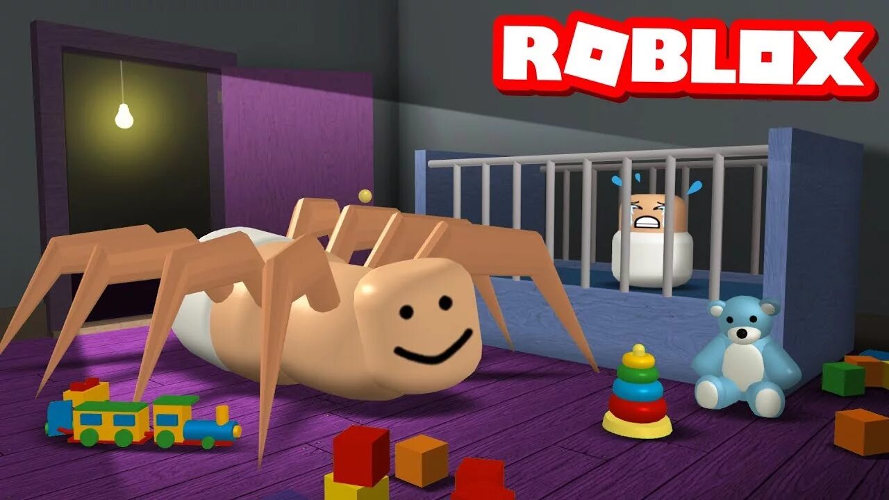 Baby Roblox. РОБЛОКС детский сад. Scider_Roblox в РОБЛОКСЕ. Включи роблокс паук