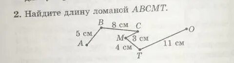 Длина ломаной правило