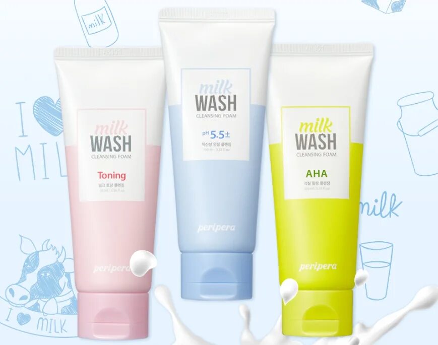 Milk Wash Cleansing Foam. Milk Wash Aha пенка. Пенка для умывания Милк Фоам. Пенка для умывания Peripera.