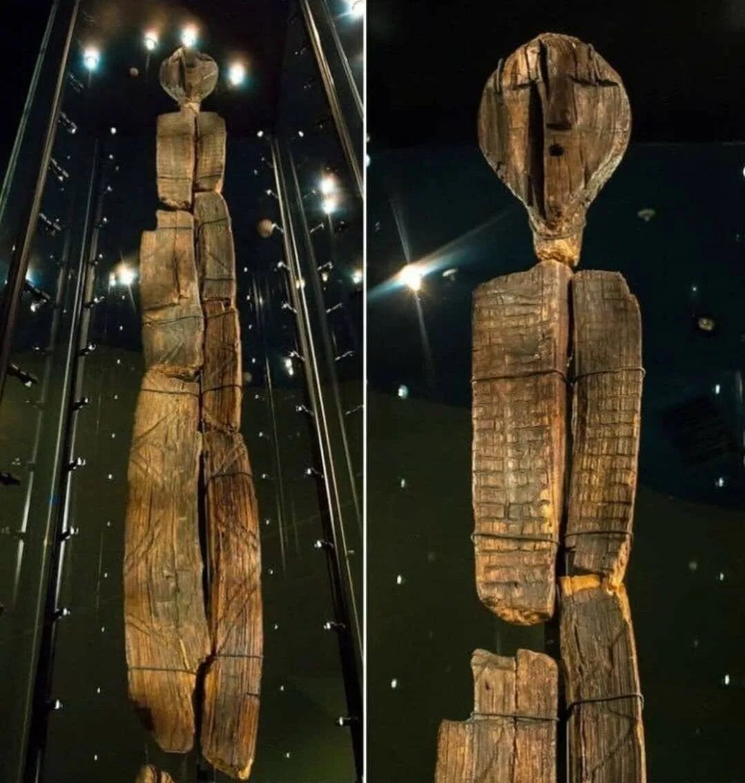 Древнейшая монументальная культовая скульптура из дерева