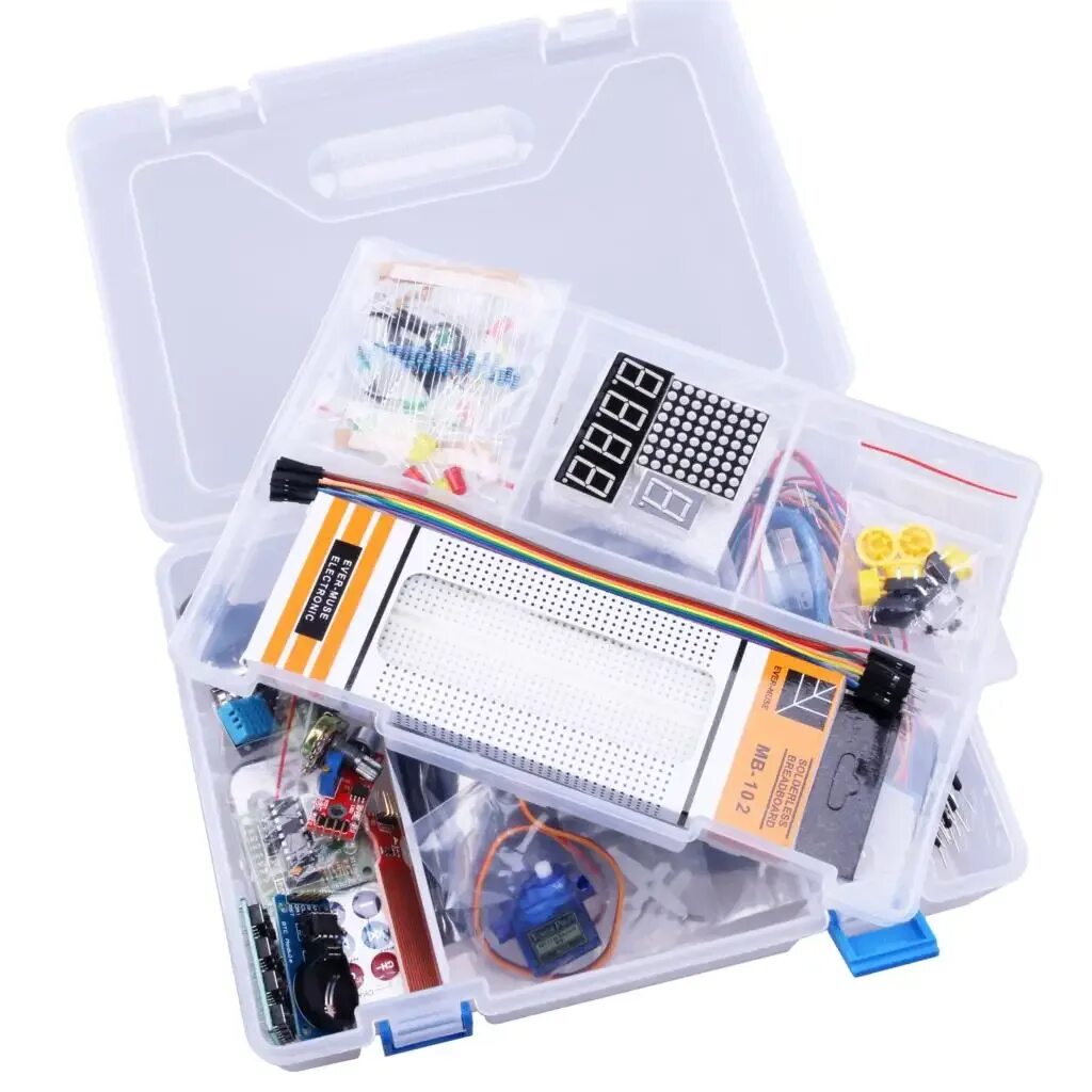 Набор starter kit. Стартовый набор ардуино. Стартовый набор для электроники. Arduino Kit Box. Набор для учебы.