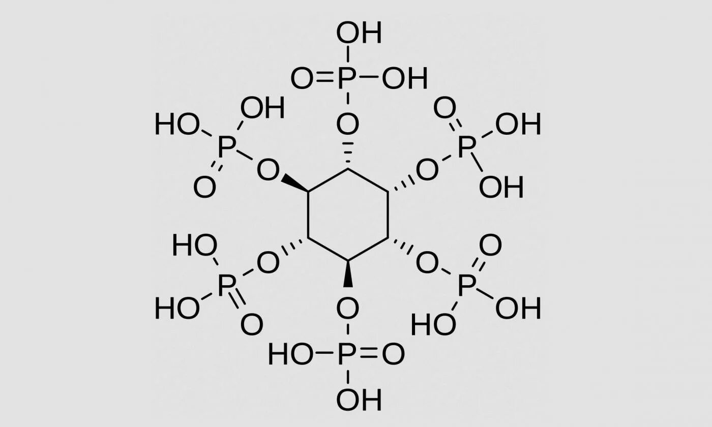 Фитиновая кислота структурная формула. Фитиновая кислота структура. Фитиновая кислота формула. Формула фитиновой кислоты химическая.