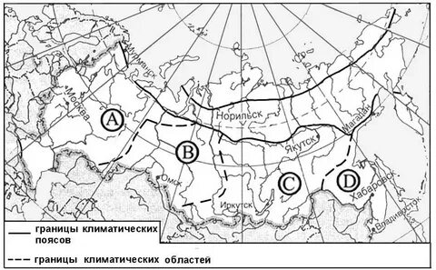 Проведи на контурной карте