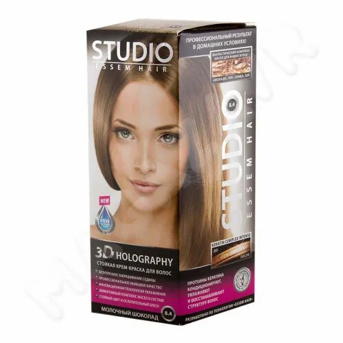 Studio professional 3d. Краска для волос студио молочный шоколад. краска для волос студио 8.4. краска для волос studio , молочный шоколад. белорусская краска для волос студио.