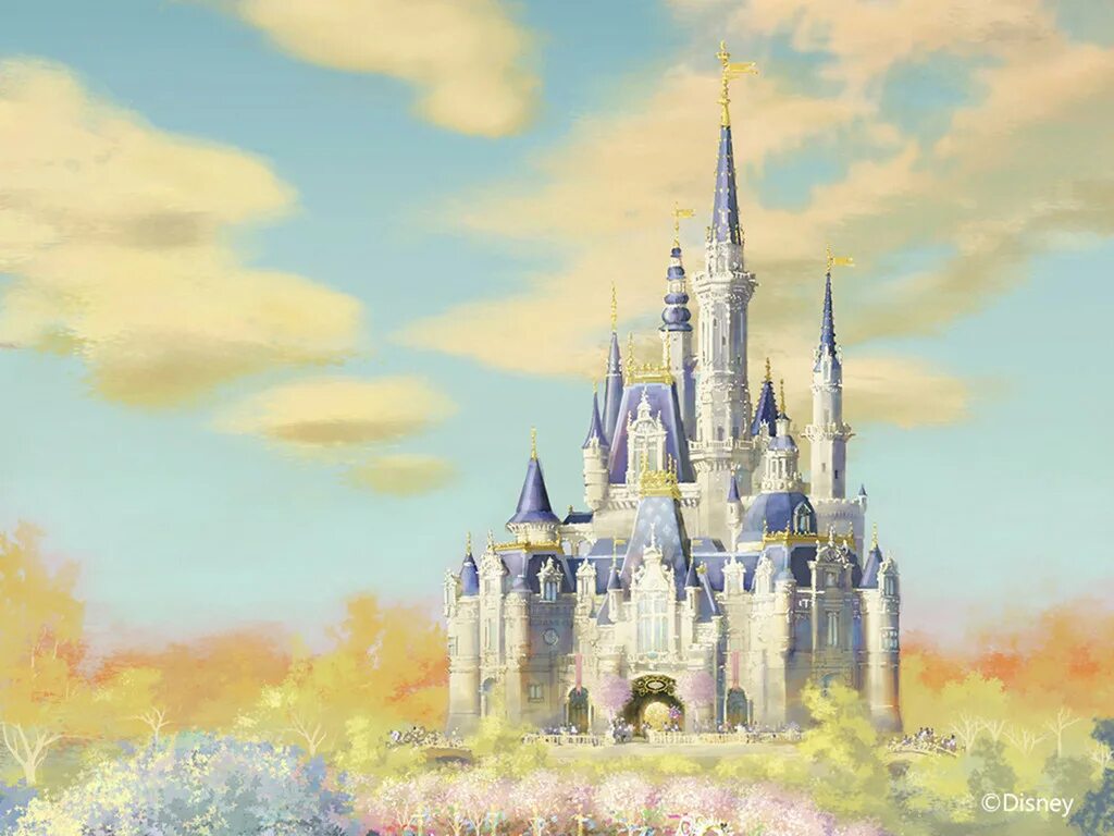 дворец принца дисней. замок в 3d max. сказочный дворец принцессы будур. "дворец в облаках" джеймс гарни. сказочные дворцы и замки.