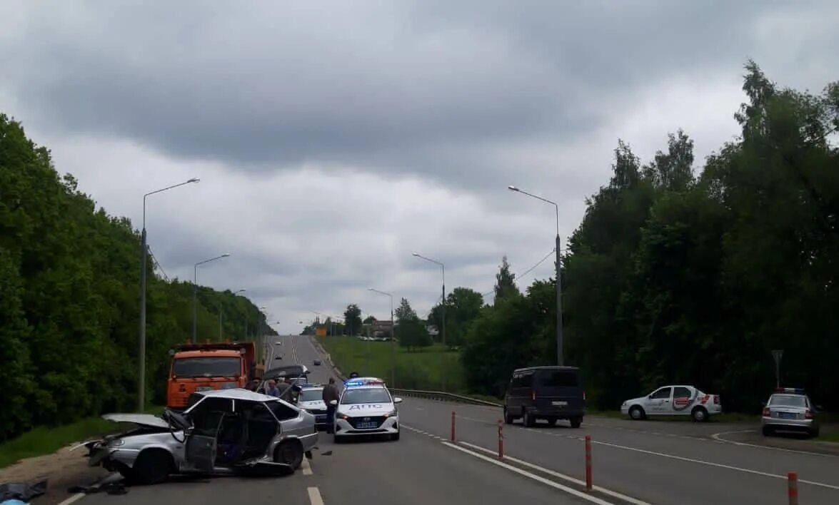 Авария на Орловском шоссе. Авария под орлом сегодня.