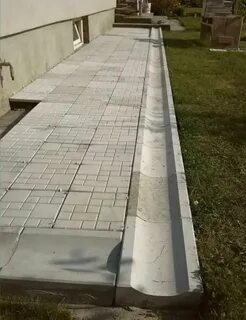 Отлив из цемента