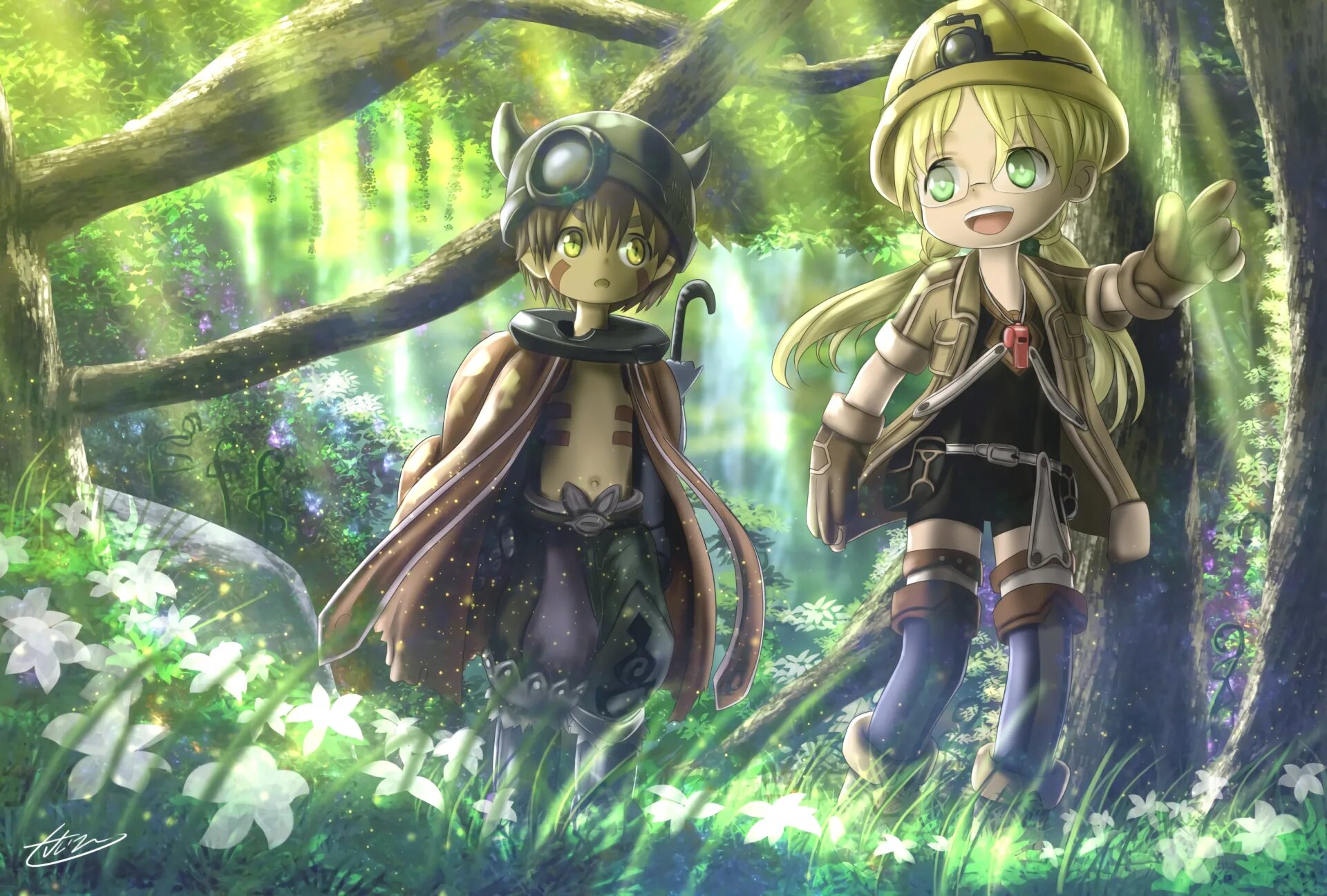 Созданный в бездне это. Made in abyss (созданный в бездне) 2017.