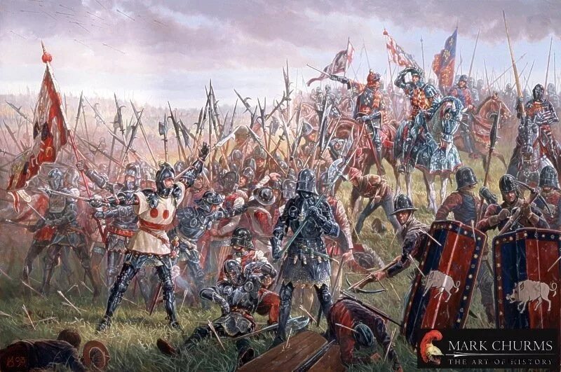 Battle of york. Битва при Босворте в 1485.