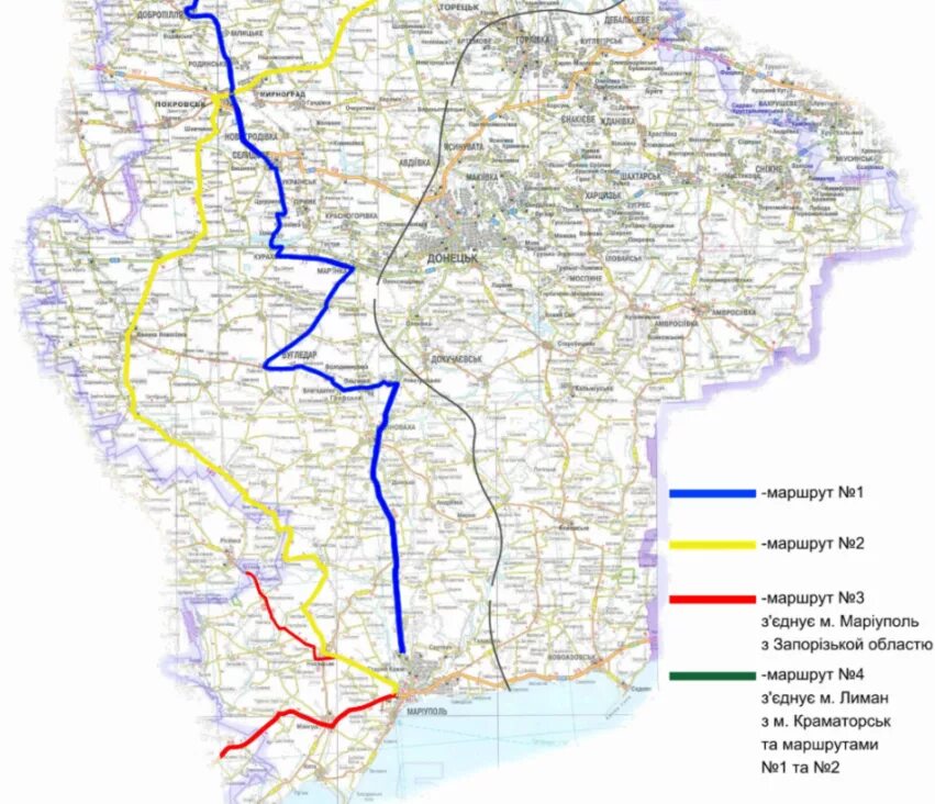 Карта дорог донецк. Автомобильные дороги Донецкой области карта. Трасса Мариуполь Донецк на карте. Карта автомобильных дорог Донецкой области. Карта автомобильных дорог Донецк.