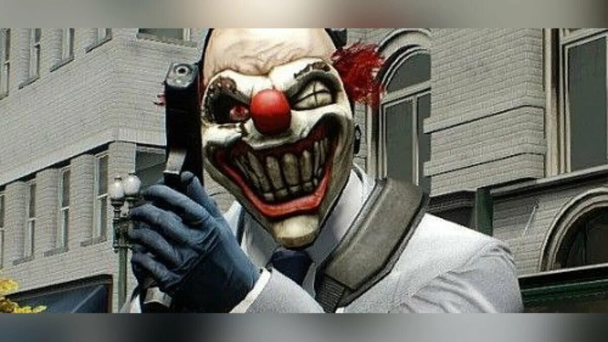 Клоун 2 играть. Payday клоун. Payday 2 клоун.