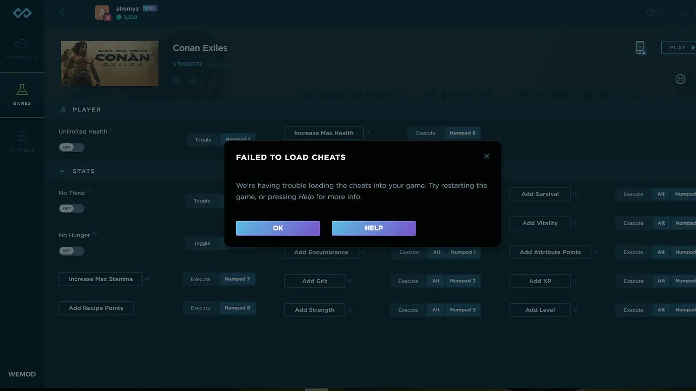 Failed to load game. Cheat Loader. Лоадеры в играх. Loader menu. WEMOD Pro крякнутый.