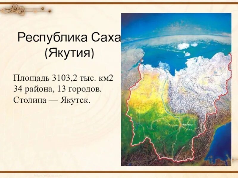 Якутия площадь км2