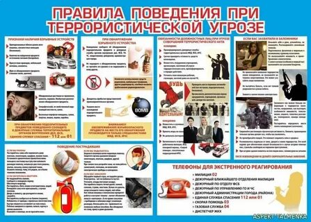 Действия при терроризме обж