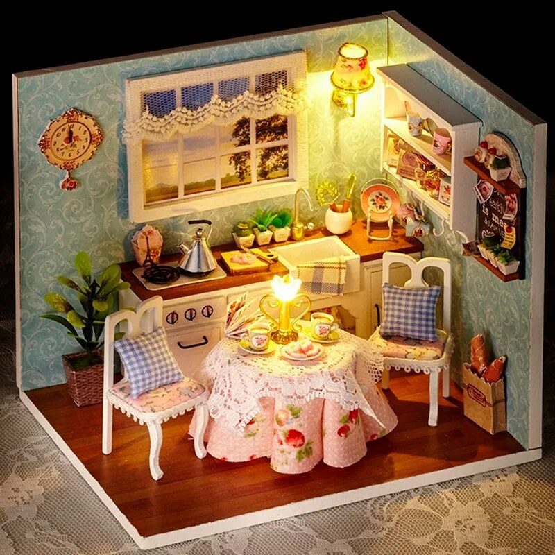Инструкция на русском языке румбокс. Dollhouse Miniature кукольный домик. Mini House DIY румбокс. Roombox DIY House мебель. Румбокс DIY Dollhouse