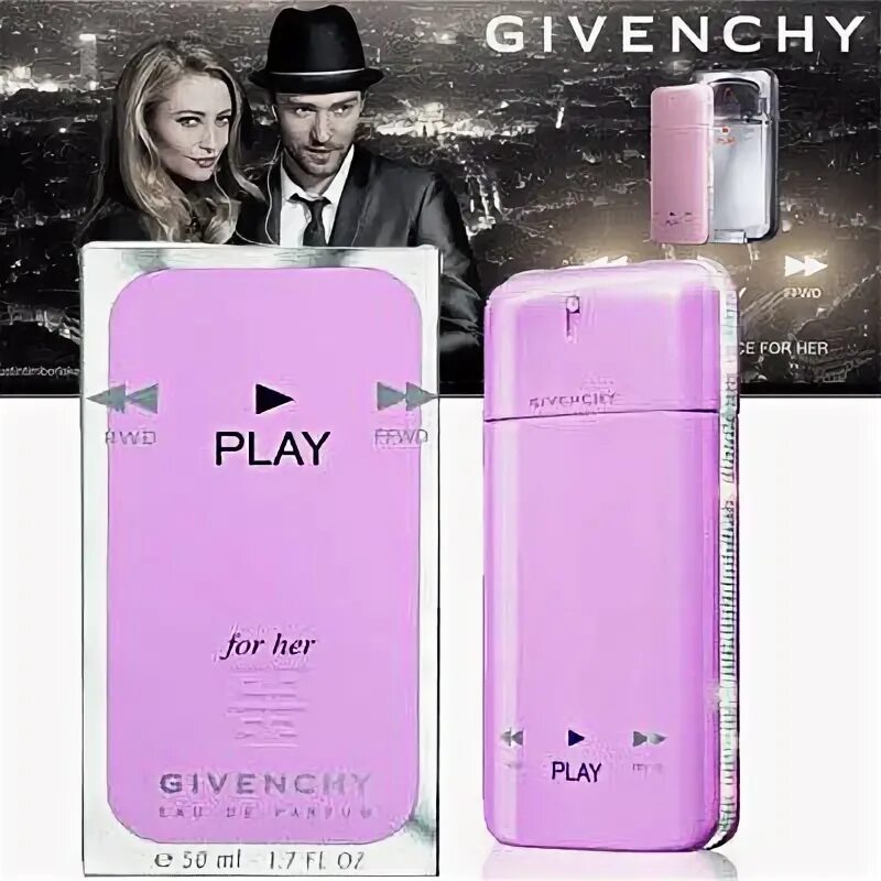 Play for me перевод. Духи живанши плей женские 30 мл. Живанши плей фо хе. Духи живанши плей женские. Givenchy play for her 75 ml.