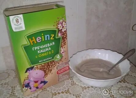 Каши хайнц гречневая безмолочная