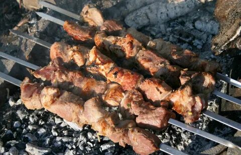 Кавказская кухня шашлык
