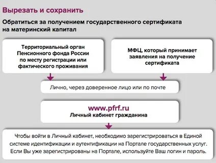 Материнский капитал прописка ребенка