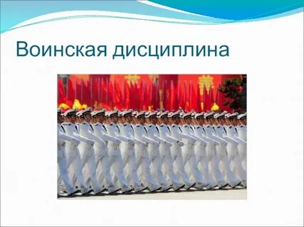 Дисциплина строя