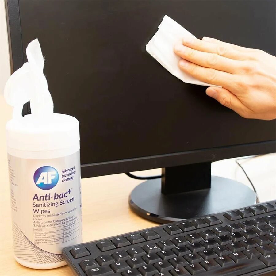 Screen wipe. Screen wipe