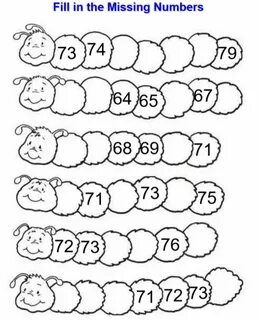 Fill in the missing numbers