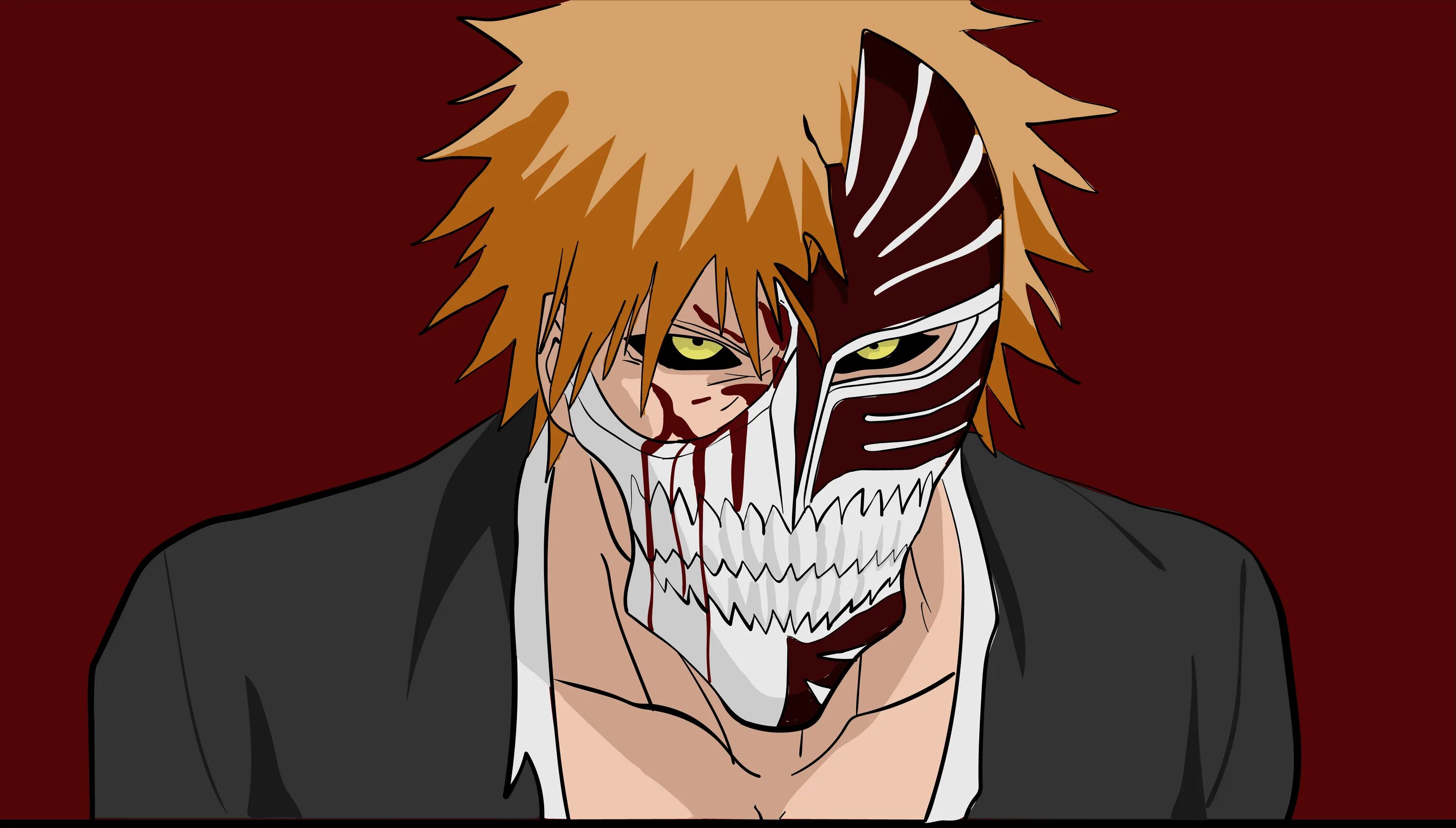 Hollow ichigo. Блич ичиго куросаки. ichigo kurosaki hollow. блич hollow. bleach ichigo hollow.