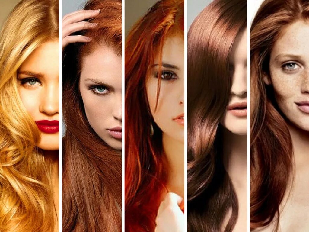 Какое бывает окрашивание волос. Цветотип осень оттенки волос. Рыжий цвет волос. Цвет волос для цветотипа осень. Оттенки рыжего.