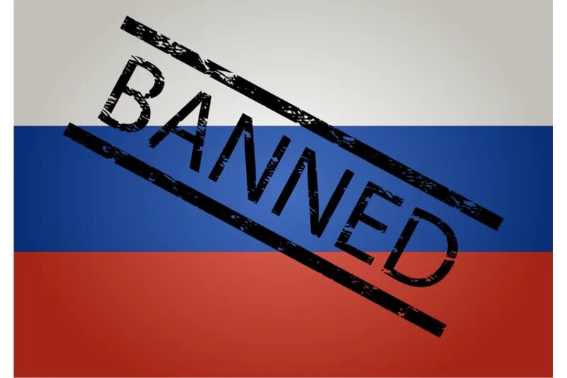 Торговые санкции. Флаг стоп. Ban Russia. Banned Russian. Russian ban