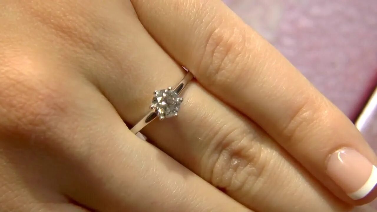 6 карат. 0,6 Carat Ring. Кольцо с принцессой 0.7 карат.