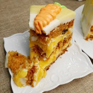 Торт морковный с апельсином и орехами