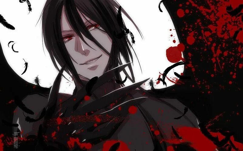 Себастьян михаэлис демон истинный облик. Себастьян в виде демона. Себастьян в облике демона. Тёмный дворецкий себастьян демон. Себастьян михаэлис демон истинный облик.