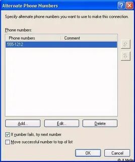 Failed number
