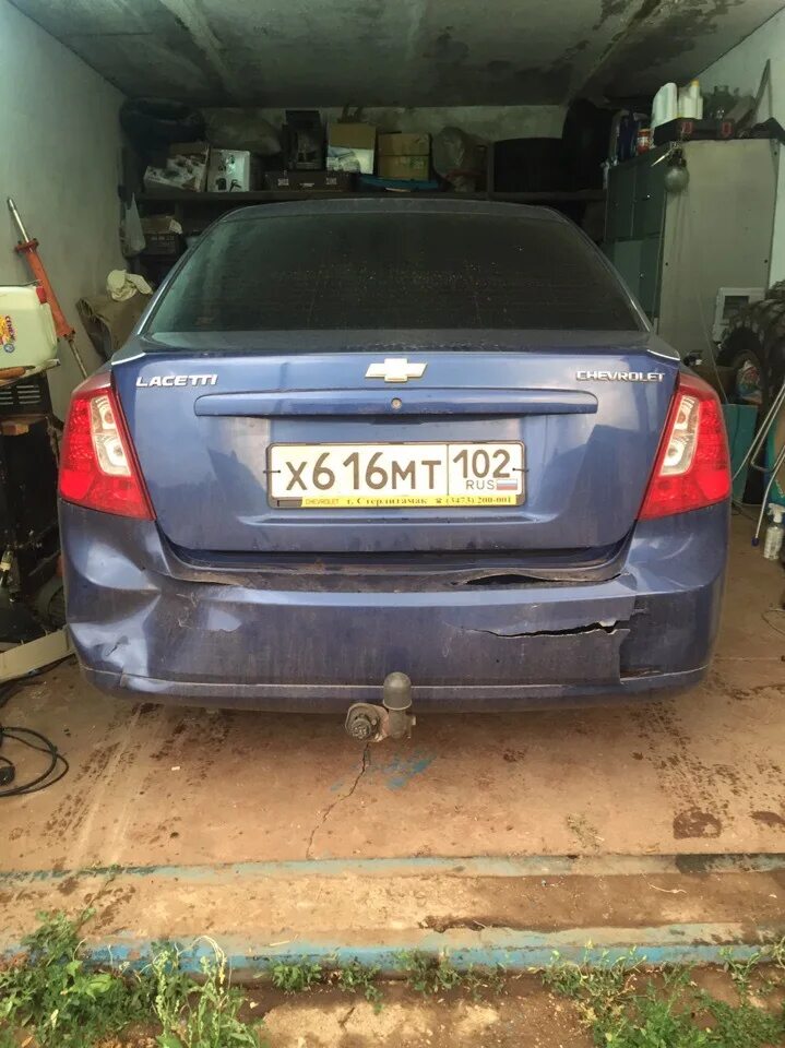 Запись #16. Снятие заднего бампера, усилителя - Chevrolet Lacetti Sedan, 1,6 л, 
