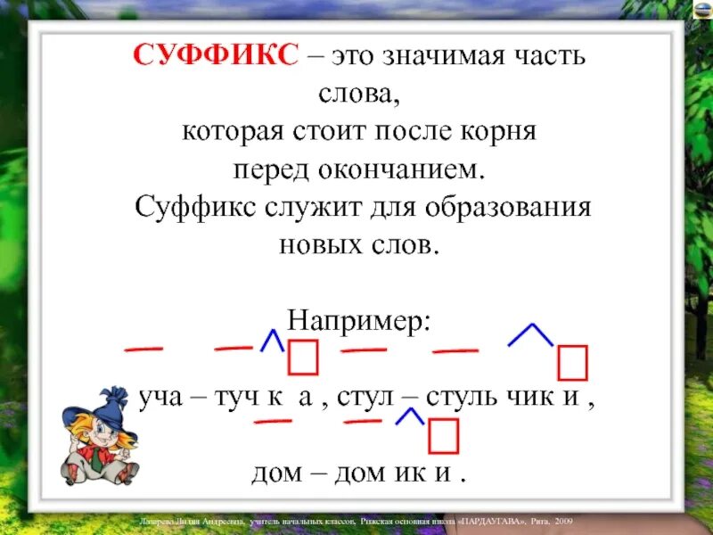Что такое суффикс. Суффикс. суффиксы служат для образования новых слов и. суффикс это значимая часть слова. суффикс это часть слова.
