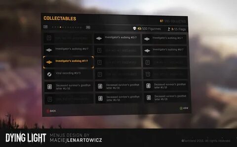 Dev menu