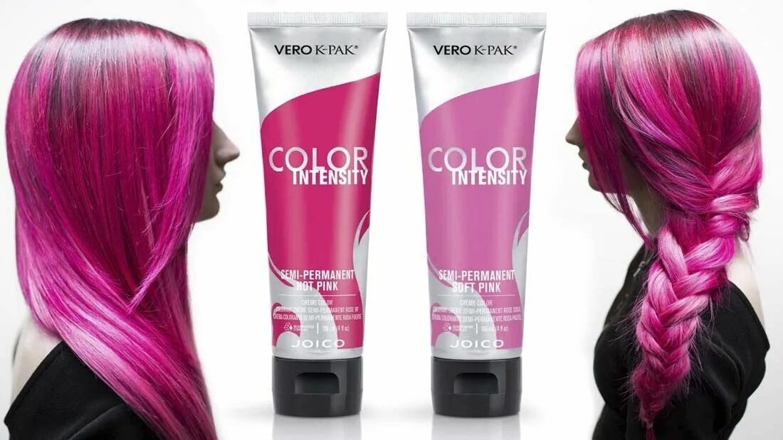 Есть розовая краска. Joico 7 NPA. Розовая краска для волос. Ярко розовая краска для волос. Краска для волос фуксия.
