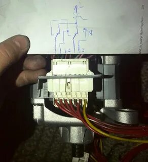Провода двигателя стиральной машины