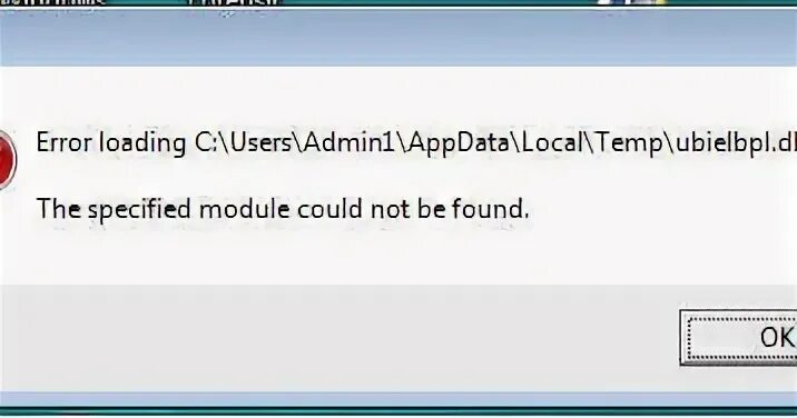 Error not specified. Error not specified