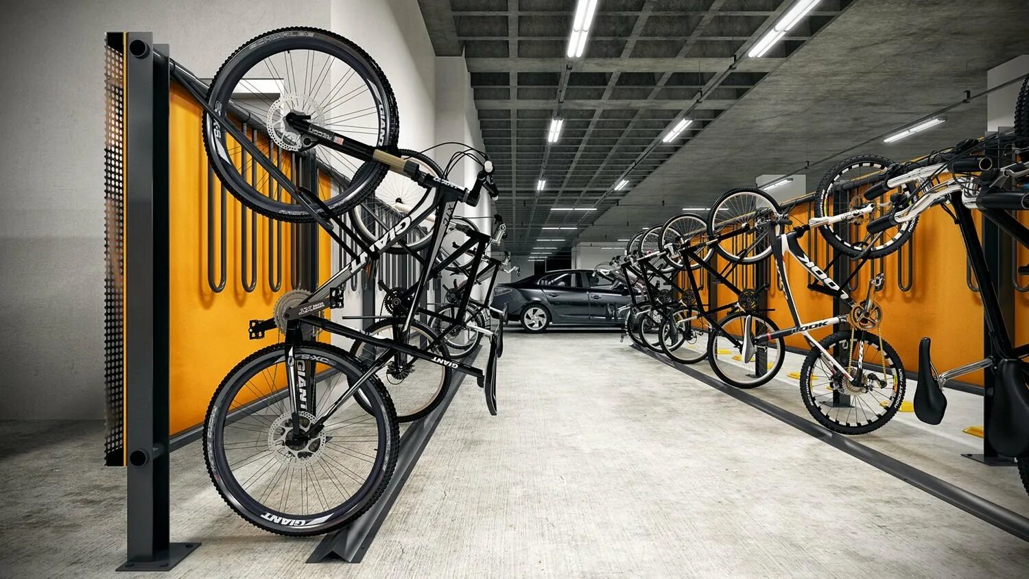 Можно ли сдать велосипед. Eight egh120 велопарковка. Парковка для велосипедов. Крытые парковки для велосипедов. Место для хранения велосипеда.