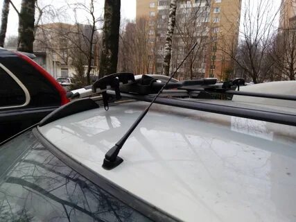 Антенна на крышу рено логан 1