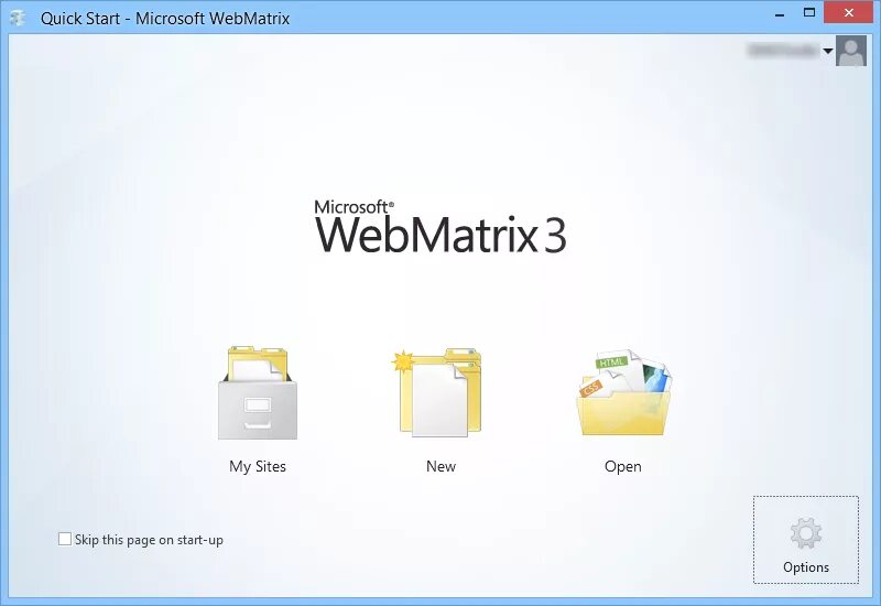 WEBMATRIX. WEBMATRIX это язык. Quick start. Empty site Page example. Start страницы