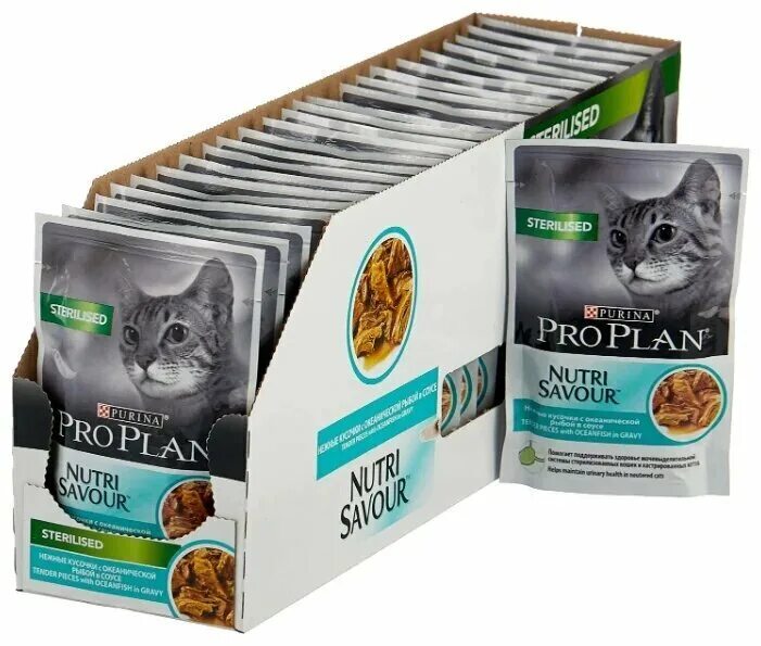 Pro plan sterilised влажный. Purina Pro Plan для кошек Sterilised. Purina Pro Plan Sterilised консервы. Purina Pro Plan Nutrisavour Sterilised. • Purina Pro Plan Nutrisavour для стерилизованных кошек,.