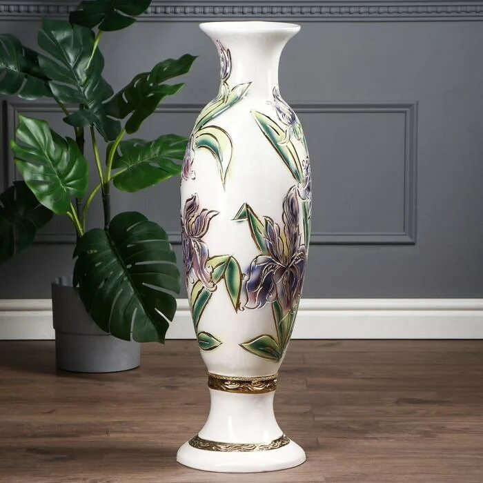 Ваза напольная Кларк e177621. Ваза Nirma Vase 40 cm бел керамика. Ваза керамика напольная "Брис". Керамические напольные вазы.