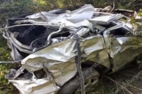 Упавшая машина в дагестане
