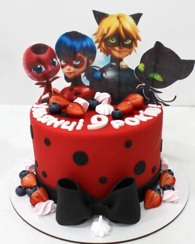 Ideas para Cumpleaños: 55 ideas para decorar un Cumpleaños de Ladybug Pastel de 