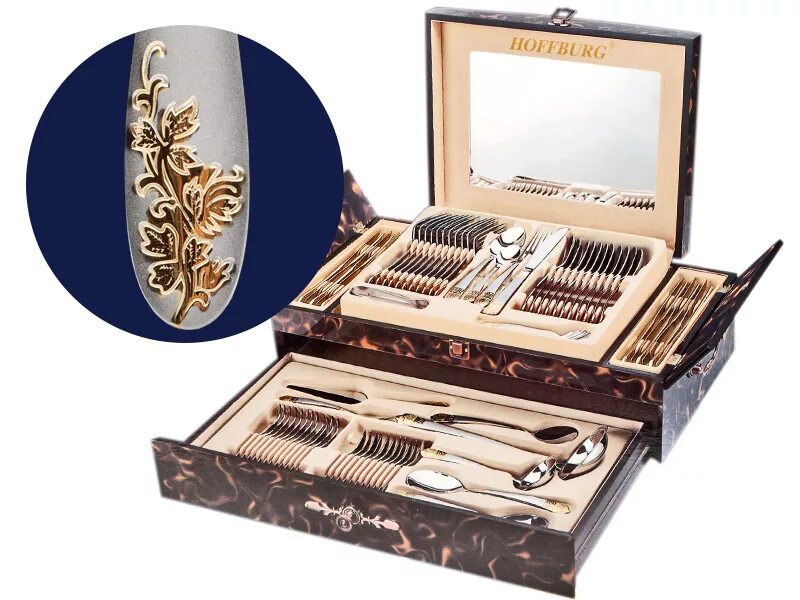 столовые приборы 72 предмета в чемодане zillinger zl-710gs gisela. столовые приборы zillinger 72 предмета. столовые приборы 72 предмета zillinger zl-710gs gisela. набор столовых приборов золинген 72 предмета. набор столовых приборов zepter 72 предмета.