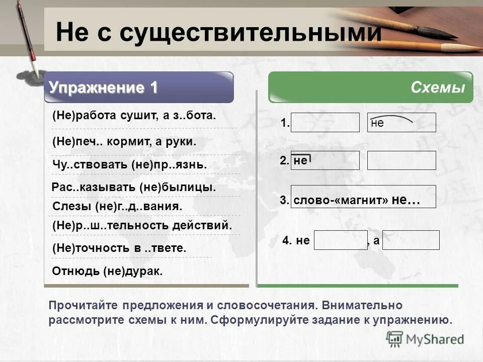 Урок в 5 классе не с существительными. Не с существительными задания. Не с существительными упражнения. Не с существительными упражнения 6 класс. Не с существительными 6 класс задания.