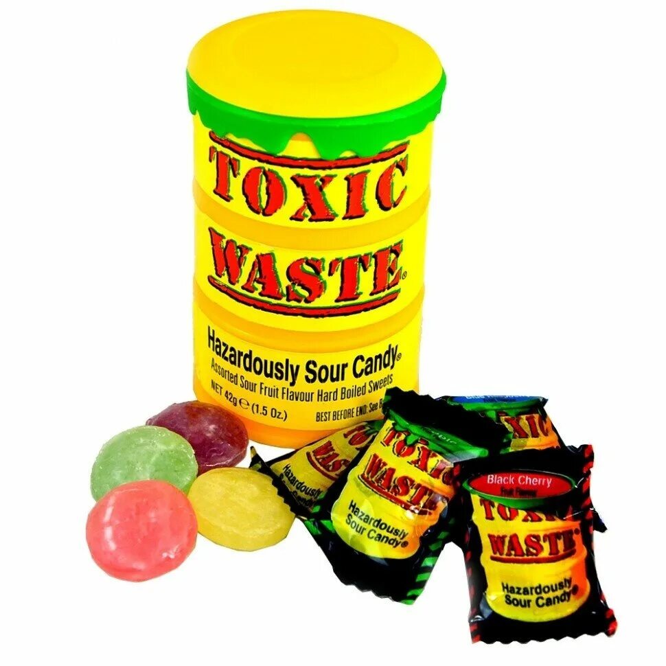 Toxic waste конфеты. Кислые конфеты Toxic waste. Токсик Вейст самые кислые конфеты. Леденцы Toxic waste Yellow.