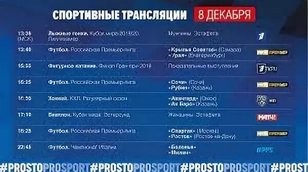 Программа матч и арена на сегодня завтра